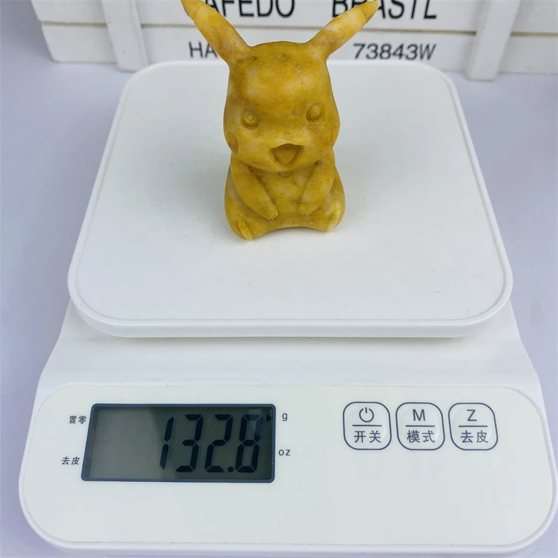 Wholesale Natural Crystals Crafts Cute Animal Figurine Yellow Jade for Gift&Decoration