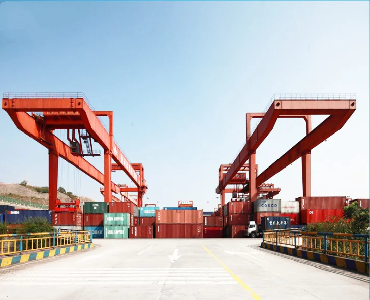 Shipyard gantry port crane lifting container rail mounted container gantry crane port container gantry crane 50 ton