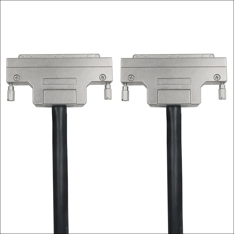 SCSI 100Pin Cable HPCN 100P Male to male cable with Metal Hood 1M SCSI 100Pin Cable for Motion control card