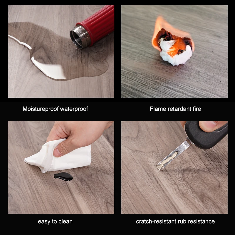 Pvc Floor Luxury Rigid Core Piso Flotante Vinyl Plank Waterproof Spc Flooring With Uv Lacquered