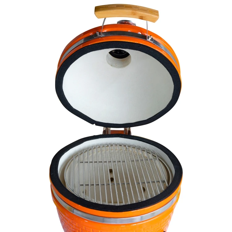 High Quality Green Ceramic Bbq Stove Portable Clay Stove Grill
