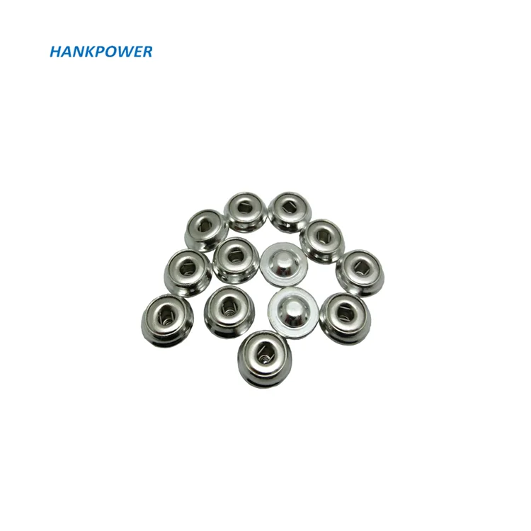 7mm ecg snap button nickel plating match with 2.2mm male medical electrodes connector