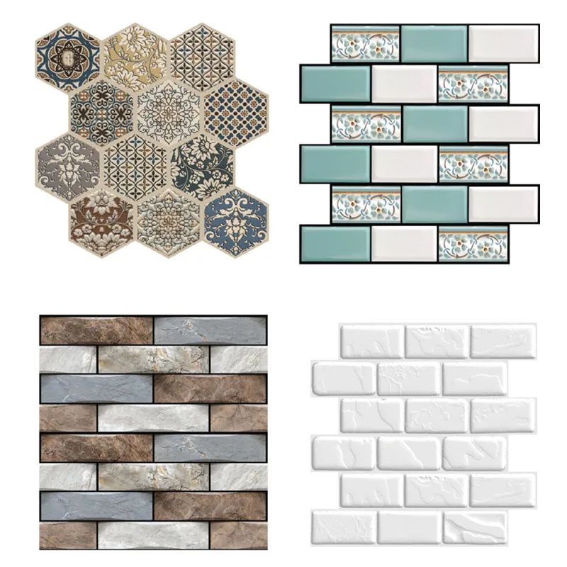 custom wall paper 3d home peel and stick waterproof and oil-proof kitchen and bath wallpaper wall paper home decoration