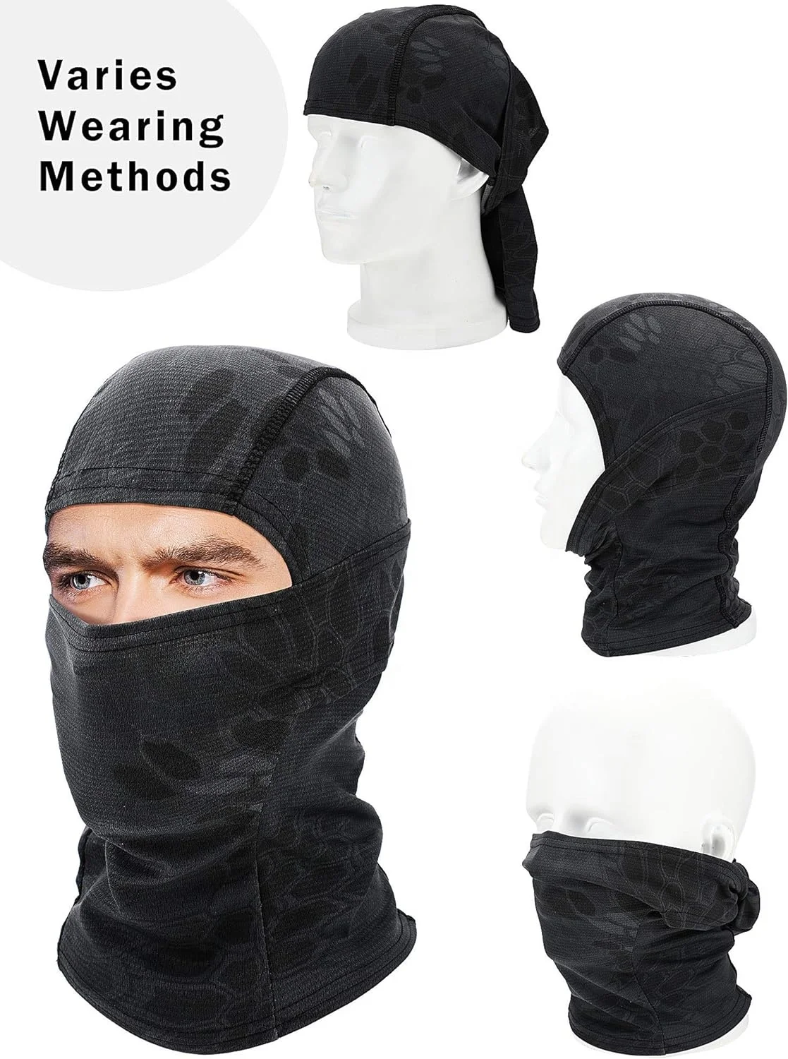 Camouflage Tactical Full Face Mask Balaclava for cycling bicycle motorcycle dust hats caps Ski mask Headscarf