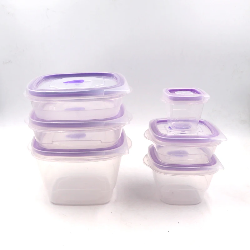 Real eco friendly kitchen bento reusable food storage container portable plastic lunch microwave food storage box