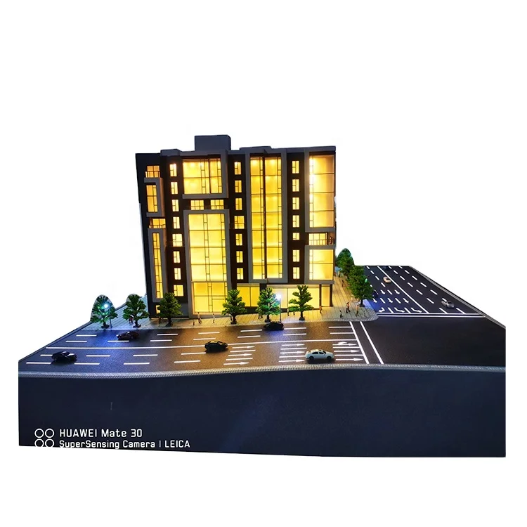 3D facade architecture design for modern apartment