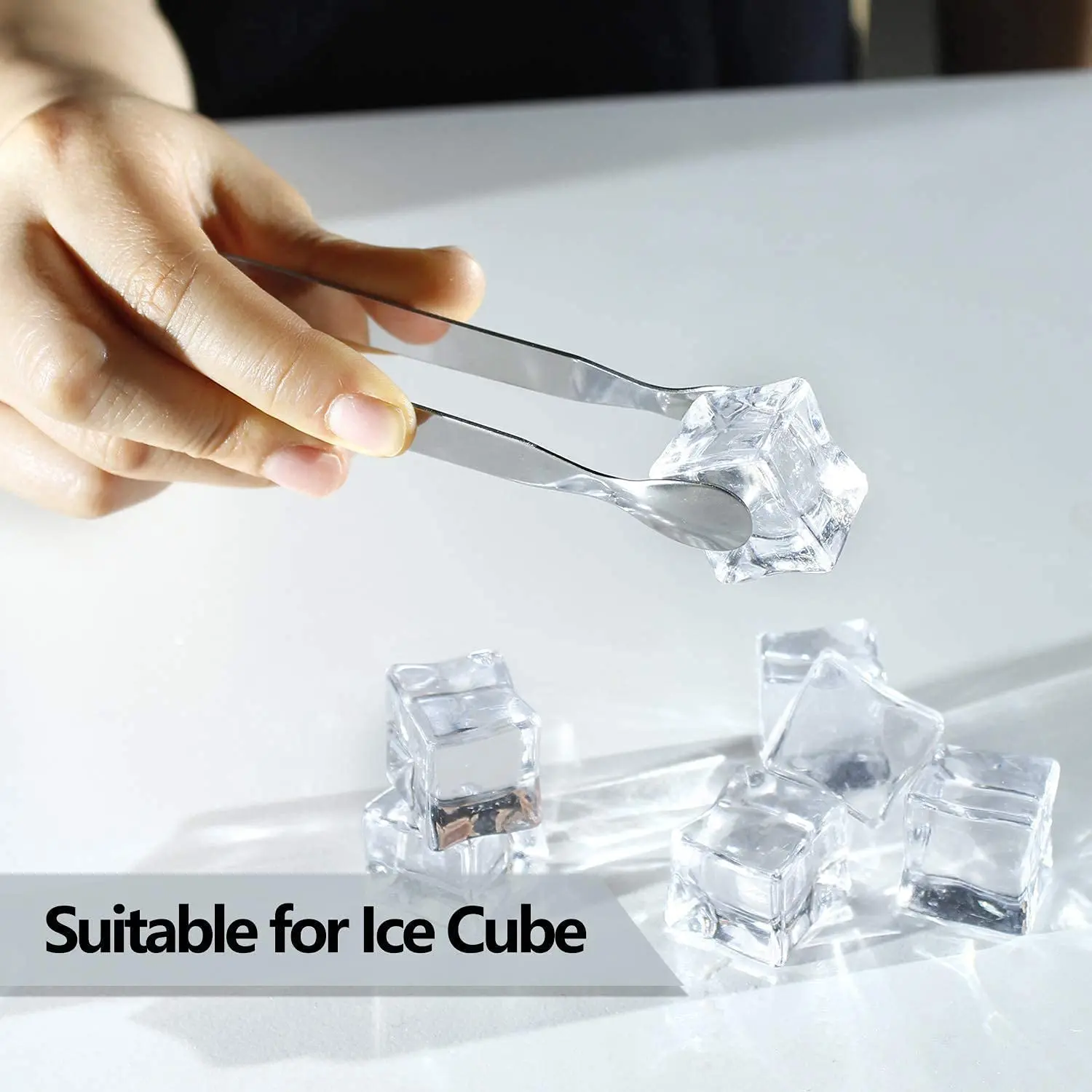Ice Sugar Cubes 6 Pack Mini Serving Appetizers Small Kitchen Tea Party Coffee Bar Crucible Stainless Steel Incense Tongs