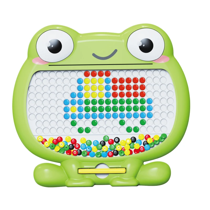 Kids Education Puzzle toy Frog Magnetic Pen Magnetic Drawing Board toys for kids