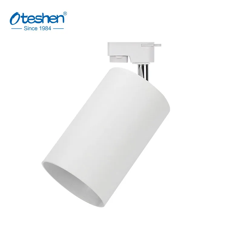 
New GU10 track light fixture 2wire 3wire 4wire rail MR16 E27 spotlight housing 
