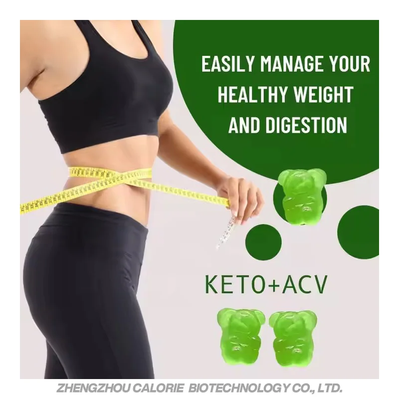 Частная Марка OEM 60 сладостей Keto Acv Bhb Gummies медицинские добавки средства для контроля веса тонкие мармеладки детоксикации