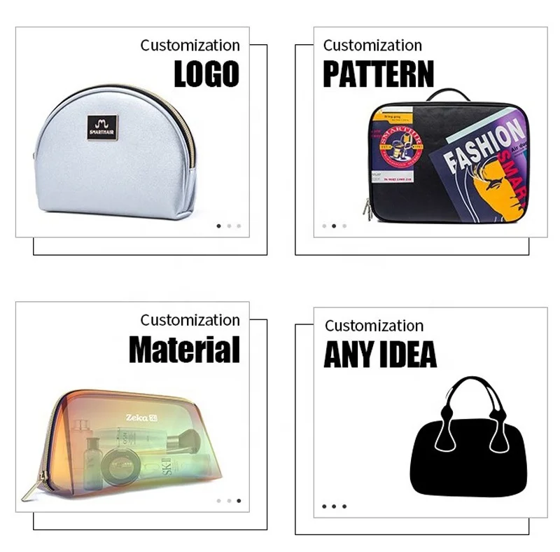 
Waterproof Window Frosted Small Travel Pvc Clear Carry Transparent Pu Leather Toiletry Bag 