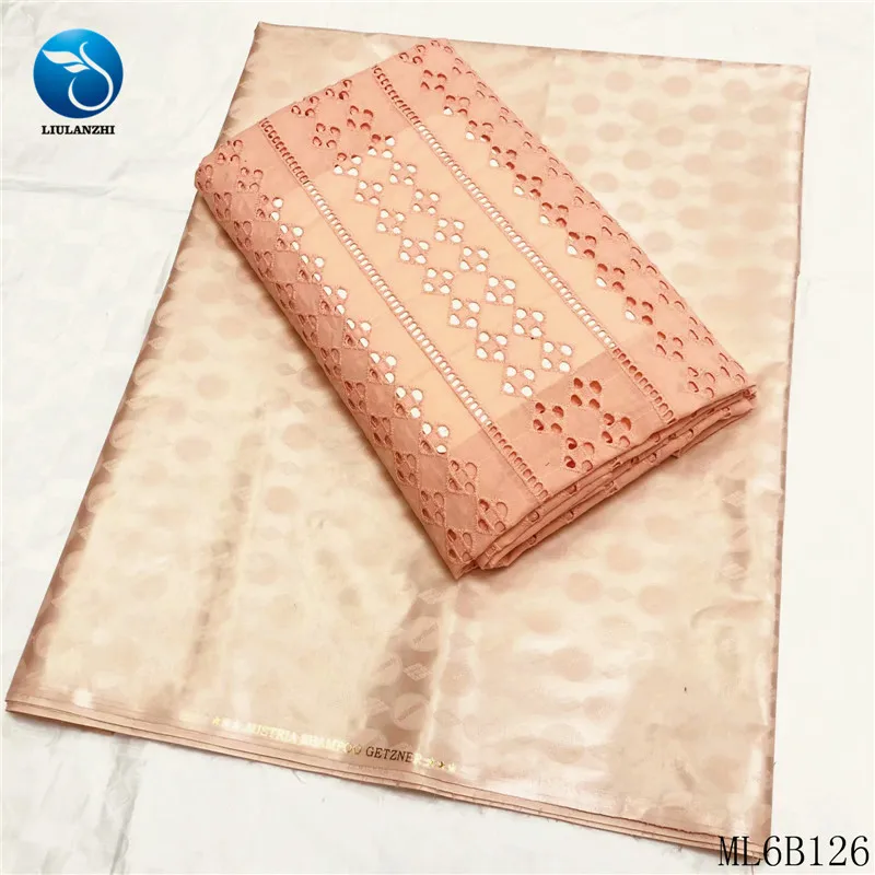 Beautifical сухое кружево смешанный bazin африканская одежда Мода Африканский базин вышивка дизайн ML6B126