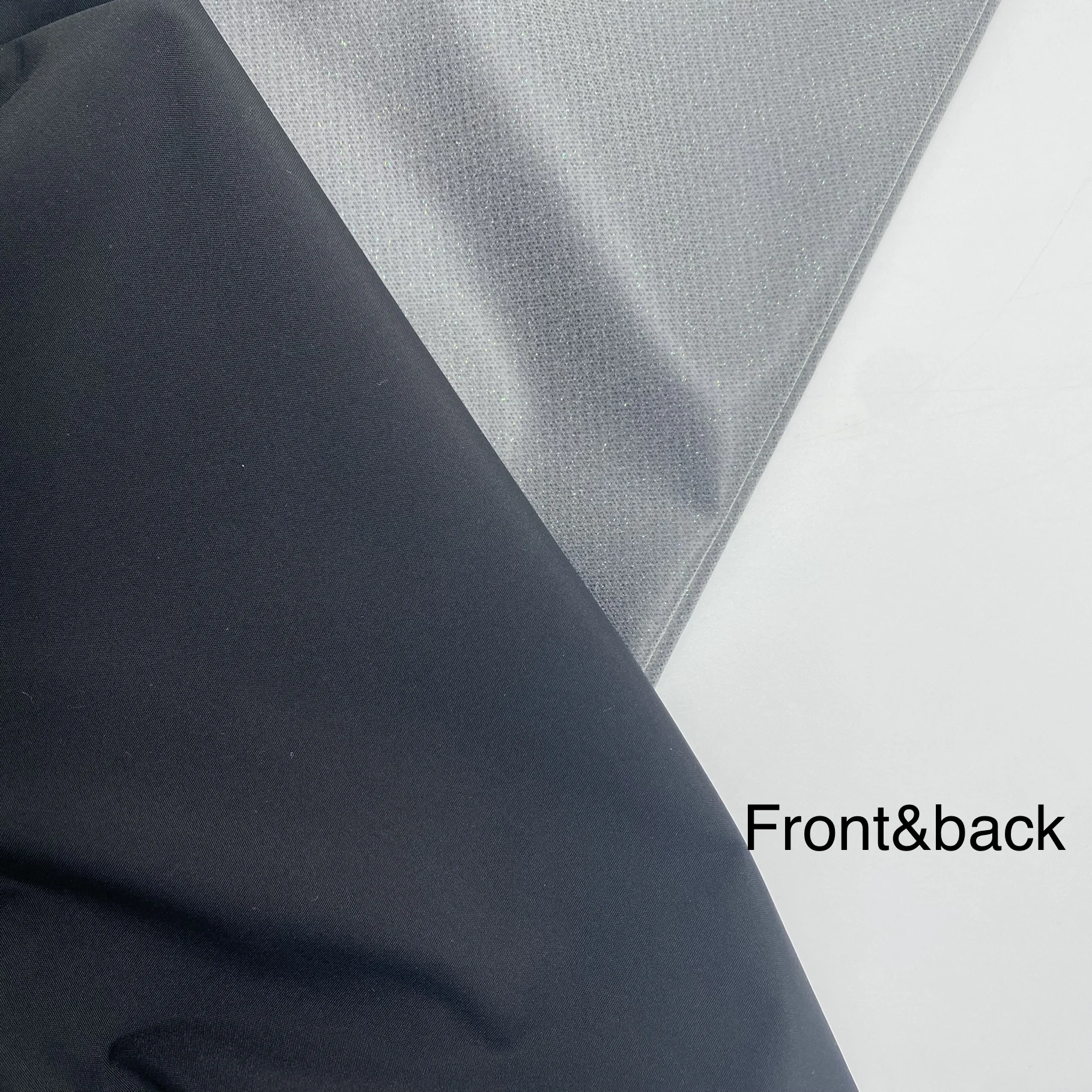 Customized Shimmer Glitter Starry Waterproof Tear Resistant Coated Polyester Pongee