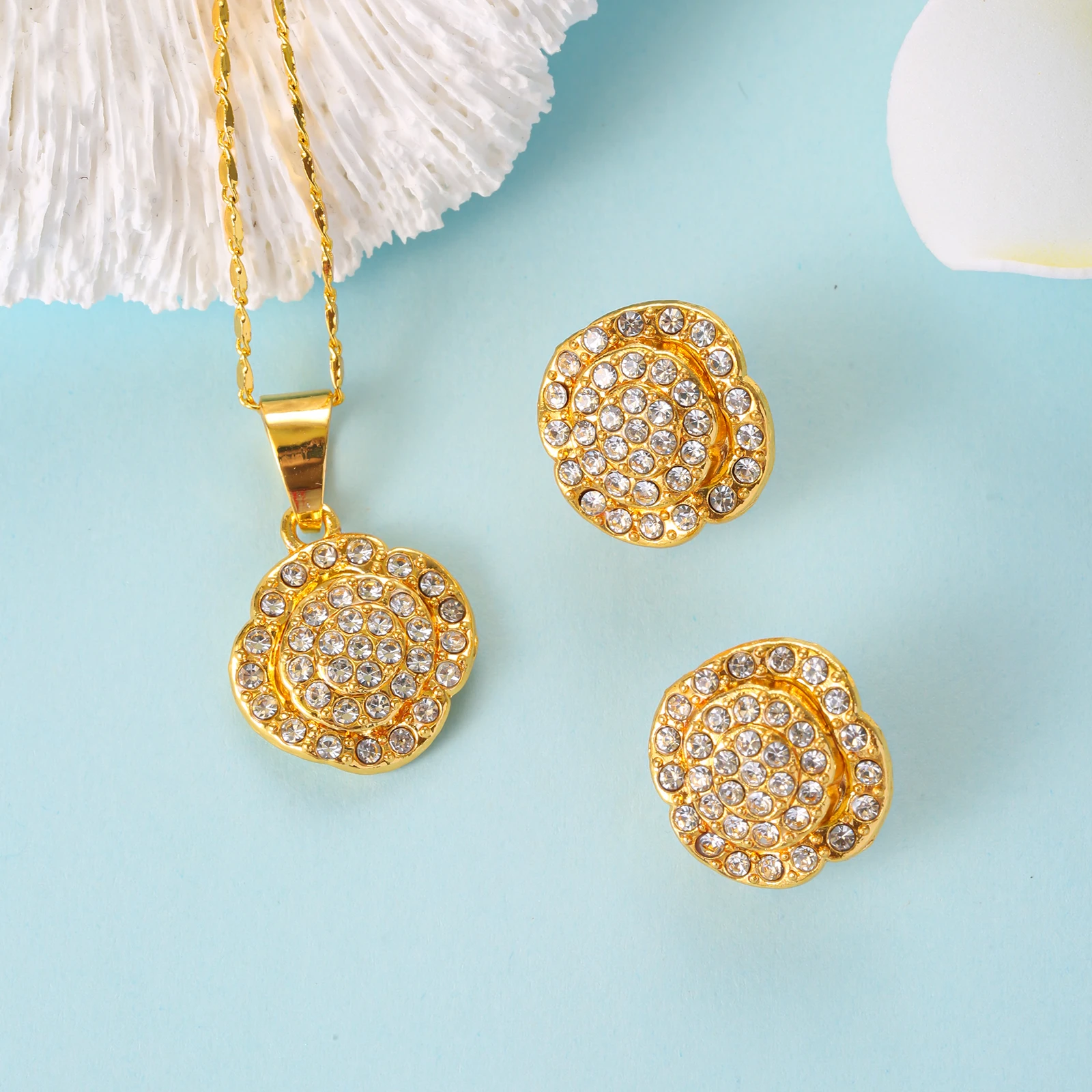 HanHan ювелирные изделия bijoux africains oro 18k оригинальные африканские из искусственного меха для женщин
