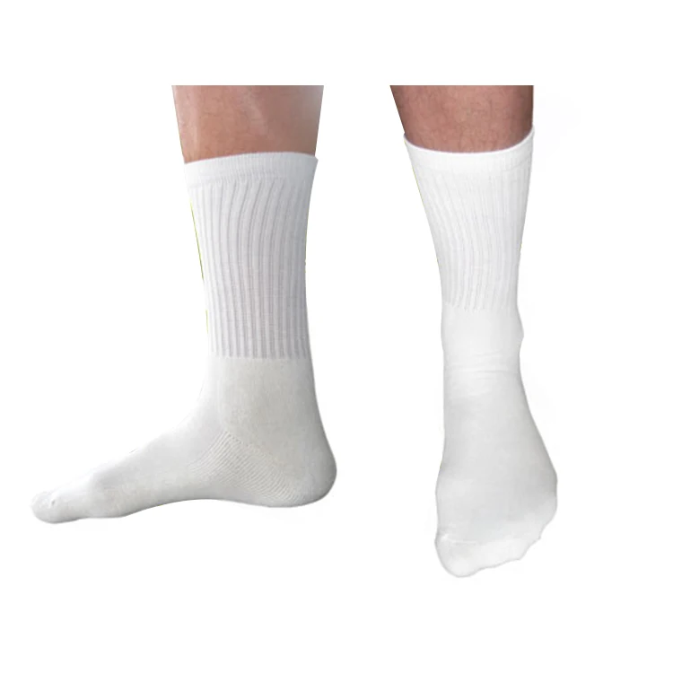 Оптовая продажа бамбуковое волокно 3/4 двухцветные мужские вязаные носки известного бренда с принтом под заказ