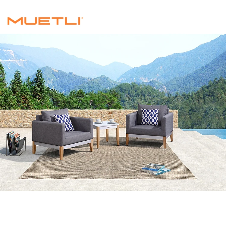 Новое поступление, современная маленькая уличная секционная диван для патио, офисный просторный офисный диван с шезлонг