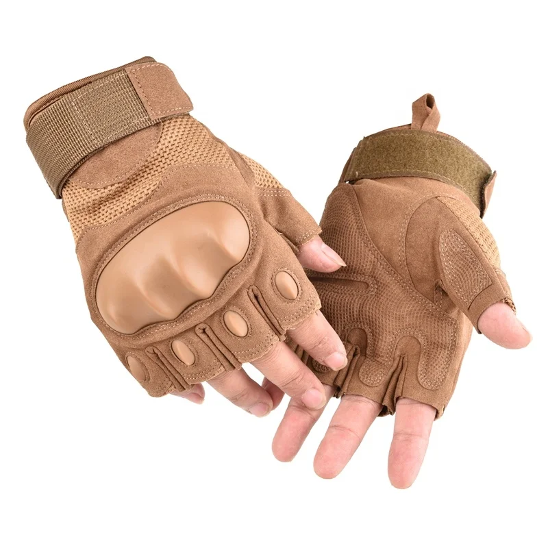Перчатки на полпальца для спецназа, полицейские тактические перчатки с защитой от порезов
