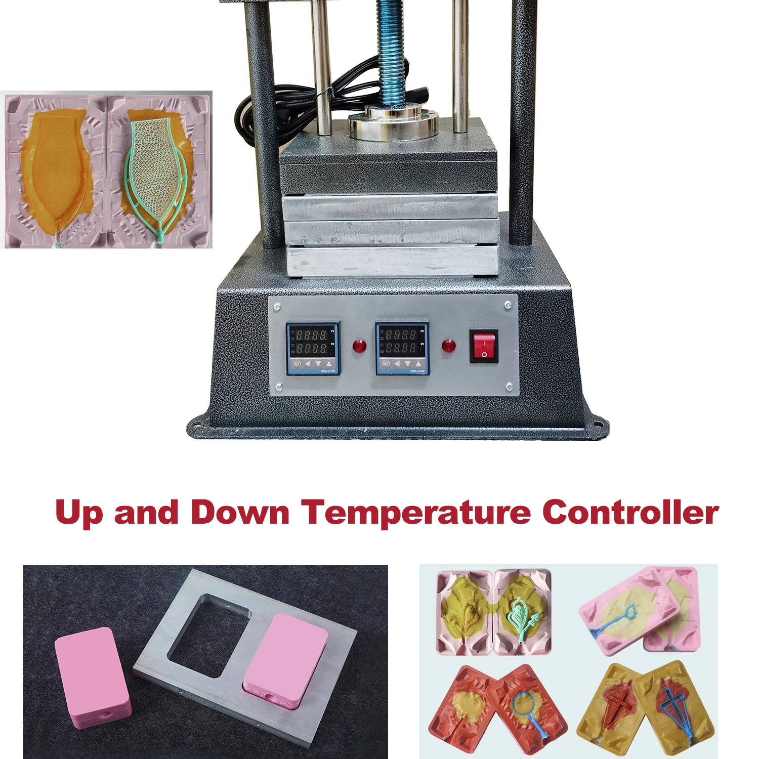 8x8 Inch Jewelry Making Machine  Vulcanized Rubber Mold Machine Manufacture Jewelry Mold Vulcanizer Rubber Vulcanizer