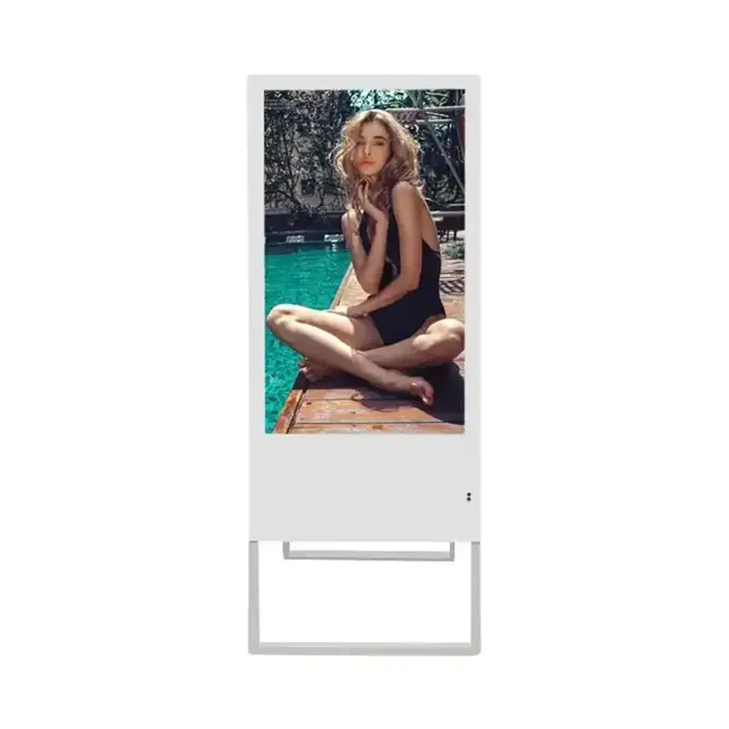 Портативный мобильный цифровой ЖК-экран рекламный дисплей складной портативный плакат для торгового центра/магазина