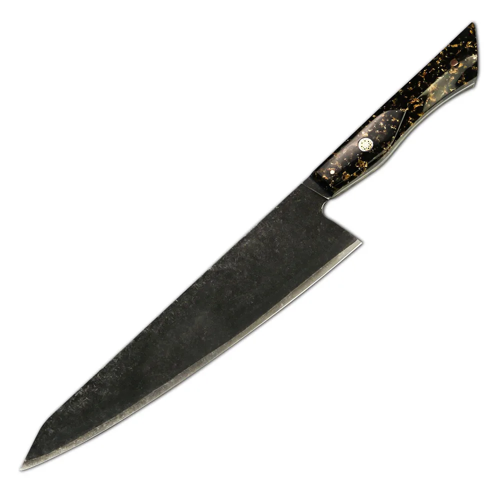 Professional 10Cr15MoV blade HRC 60 Stainless Steel Chef Knife