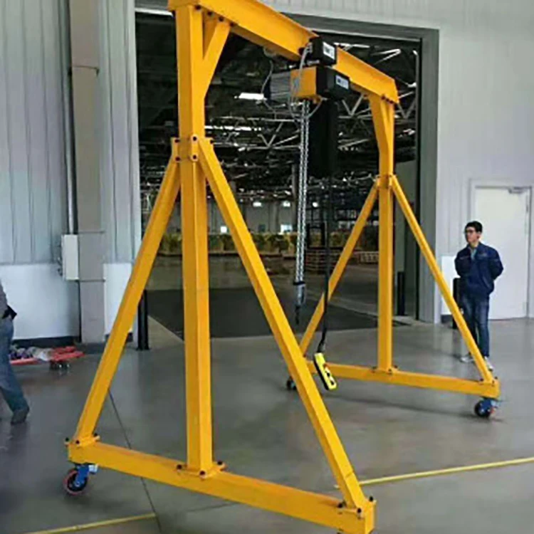 1t 2t 5t 10t A Frame Portable Gantry Crane With Electric Hoist