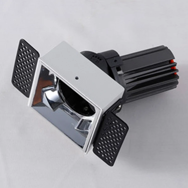 build rgb Led Spotlight 12v aluminium housing for 50mm led downlight double lamps super fashion model 12w