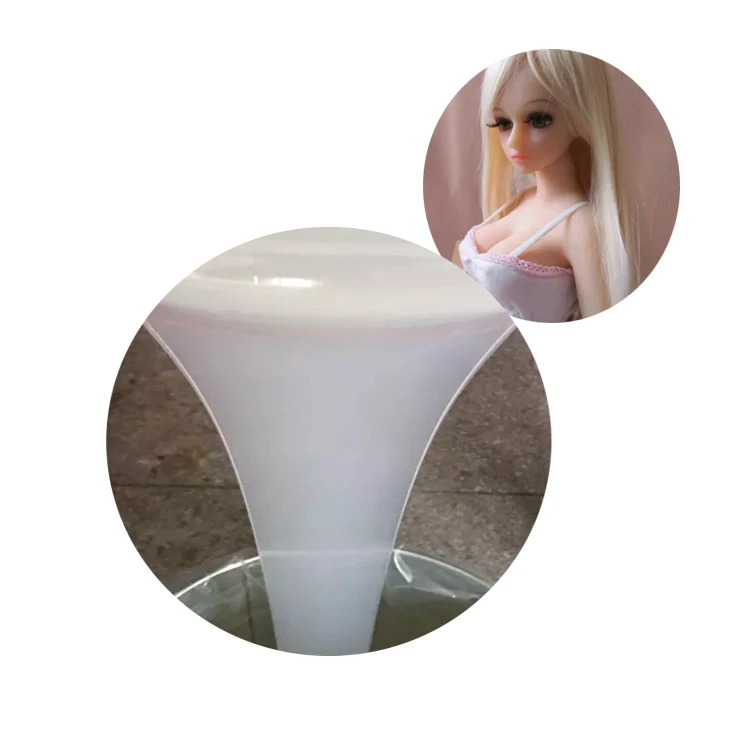 High quality rtv2 food grade reasonable price mold silicone rubber clear liquid silicone rubber for mold making