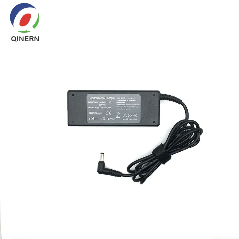 Laptop adapter AC DC 19v 4.74a 90w slim notebook for ASUS A8 F8 X81 A43S A55V K550D K43 K46 K53F88 A41 A45 K45S ADP-90CDDBSB