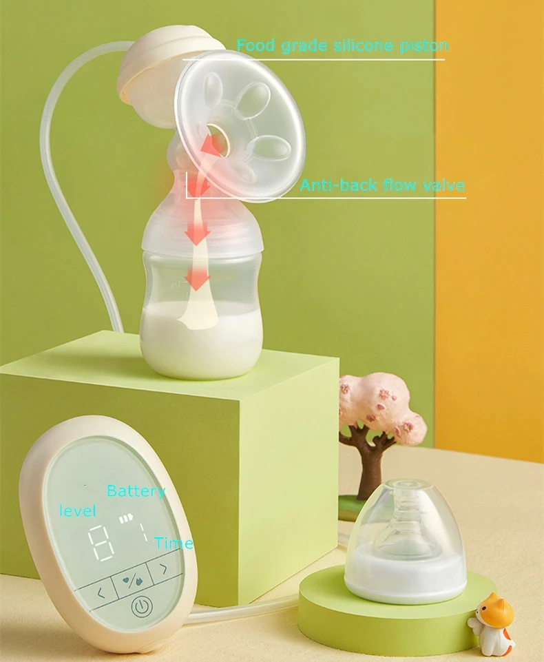 Amazon Top Selling Multi Function Baby Breast Pump OEM Silicone Electric Breast Pump Rechargeable Breastfeeding Milk Breast Pump
