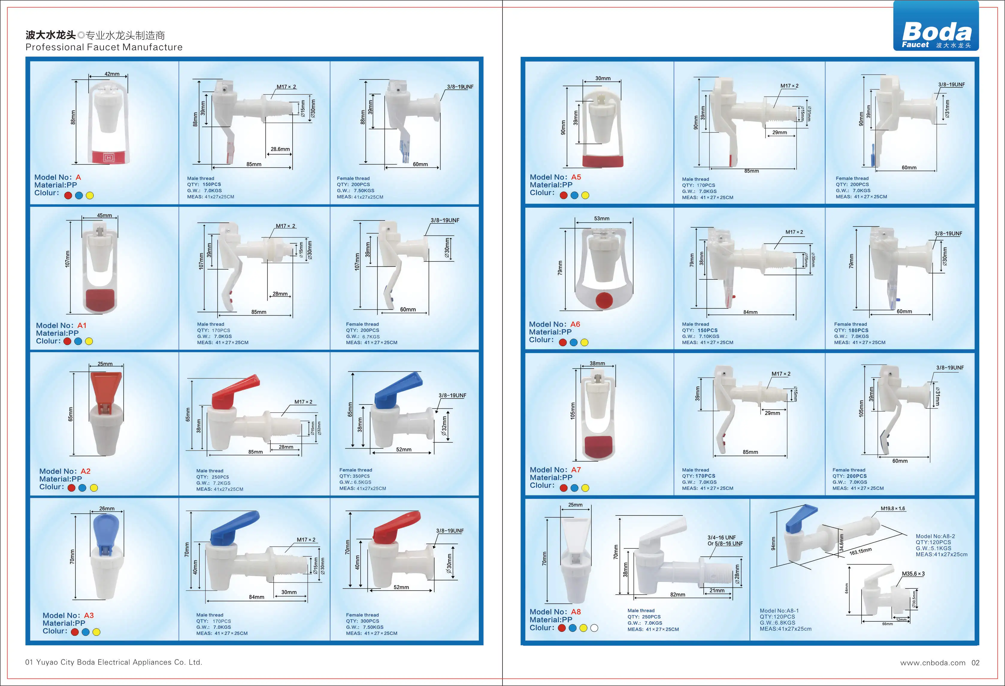 Manufacture  Food Grade Plastic Water Tap Wholesale Plastic Push Water Dispenser Tap For Bottle Water