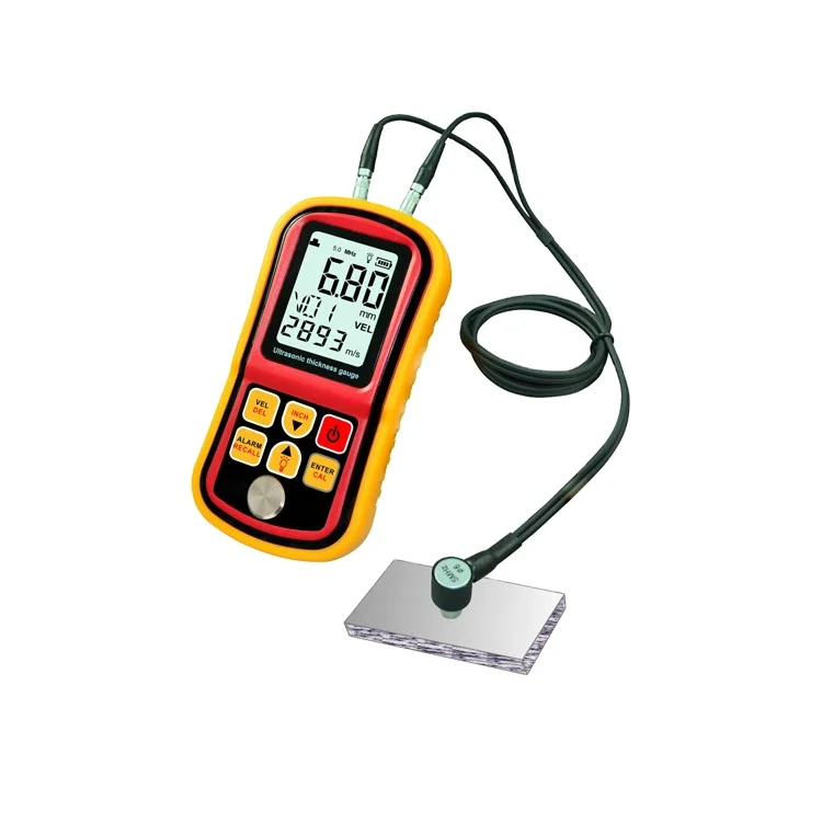 Высококачественный Мини цифровой ЖК-дисплей с подсветкой, ультразвуковой пластиковый металлический стеклянный толщиномер