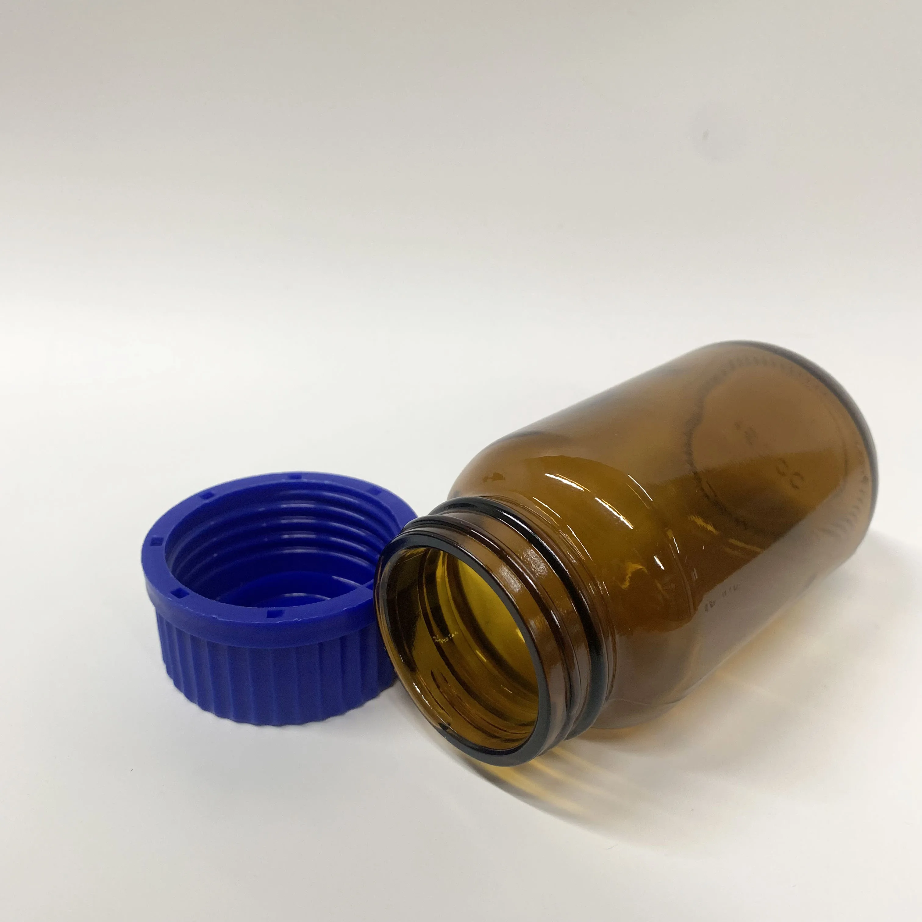 150ml 250ml 500ml high borosilicate amber color wholesale reagent chemical bottle with inner lid seal