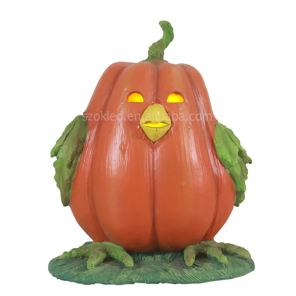 Multiple Large Animal Pumpkin Halloween Scary Pumpkin Statues Decoration Outdoor Fiberglass Giant Haunted Decoration