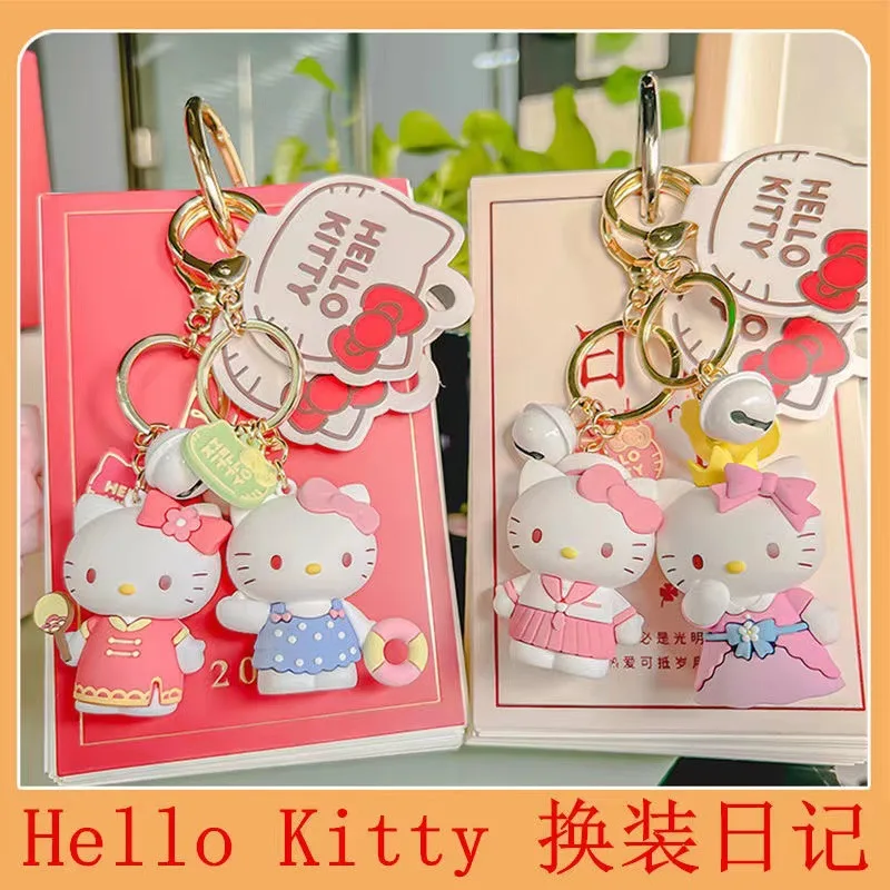 Lilangda  Cute Cartoon 3D silicone  Pendant Decoration Girlfriend Gift  Gift  rubber  Dressing Diary Katie Krychain