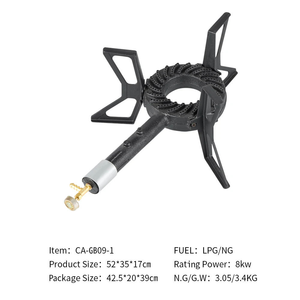 
2.5kg Heavy Cast Iron Gas Burner Gas Burner Supplier 