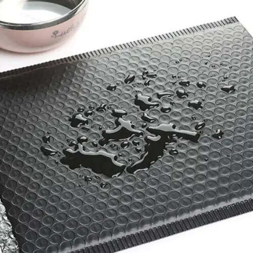 OEM Stock Eco-friendly Customize Polymailer Black Mailer Mailing Bubble Bag Packing Mailing Tear Proof Bubble Padded Envelopes