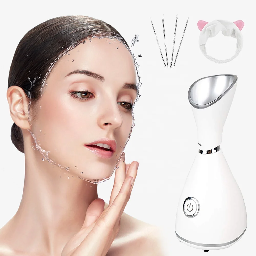 Support Sample Ionic Deep Cleansing Mini Essential Oils Warm Facial Steamer Sprayer Face Humidifier