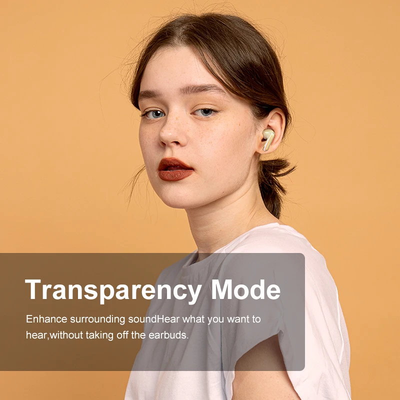 Wireless Earbuds With 4 Mics Clearer Calling With Specail Speaker With Wireless Charging Case Touch Control Stereo For Android