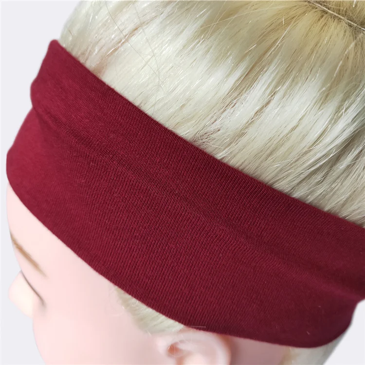 Оптовая продажа, аксессуары для фитнеса, Модная хлопковая повязка на голову для мужчин и женщин