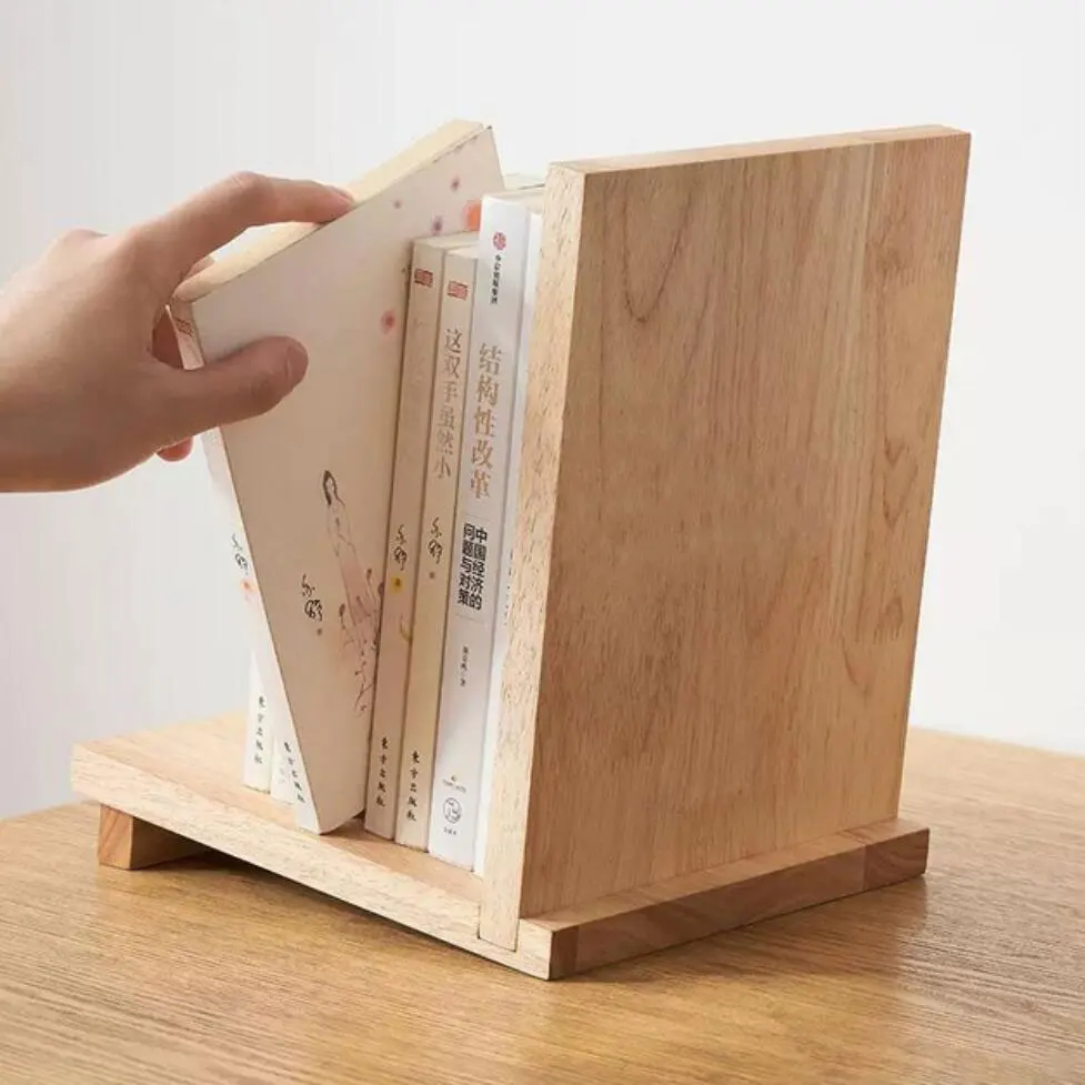 UNFINISHED DIY Wooden Gift Book End Book Stand Holder Book End For Children wood desk organizer