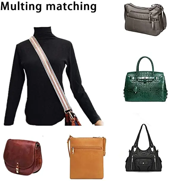 Bag straps for handbag high quality adjustable straps canvas shoulder cross body strap bag parts