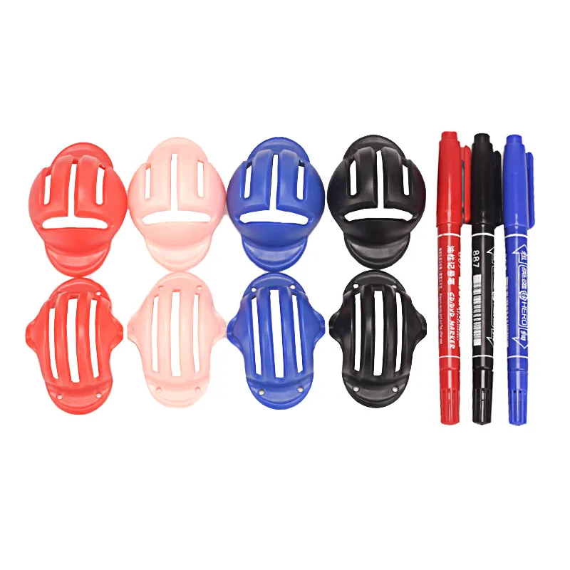 
Factory Price Low MOQ Plastic Golf Accessories Product Golf Ball Marker Line Drawing Golf Ball Line Marker Kit with Marking Pen 
