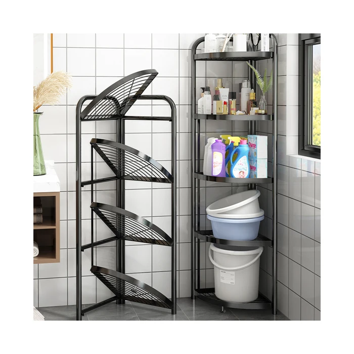Folding bathroom rack bathroom corner shelf  storage holders bath rack bathroom shelves display racks