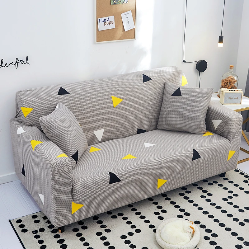 Cushion Polar Fleece Slipcover Furniture Protector Fabric Elastic Stretch Sofa Cover
