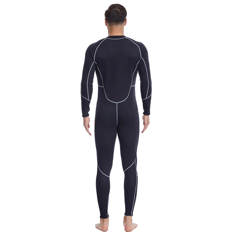 3mm 5mm 7mm Neoprene New Front Chest Zipper Sports Wear Long Sleeve Long Pants Water Sports Wet Diving Suit