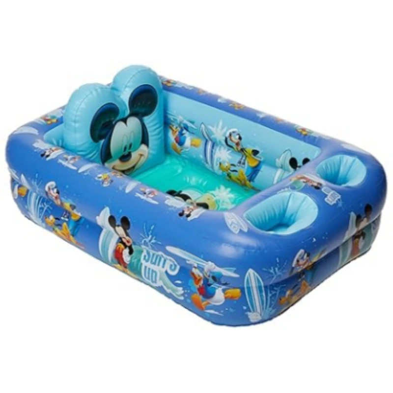 2024 Convenient Storage Inflatable Baby Bath Cute Padded Bathtub Environmentally Friendly Indoor Bath Products