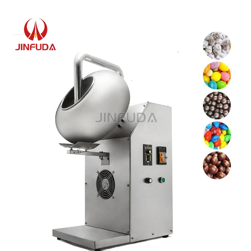 Industrial Sale Low Price Commercial Mini Candy Small Belt Type Chocolate Spray Coating Machine For Coating Chocolate