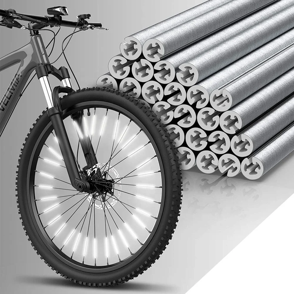 Wholesale Reflective Accessories for Bike Wheel Night Riding High Visibility Bicycle Spoke Reflectors