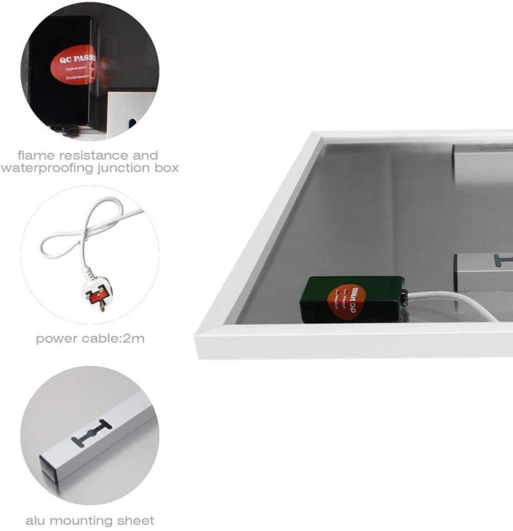 Far Infrared Panel Heater 580W Electric Heating  Wall Space Heater For Room