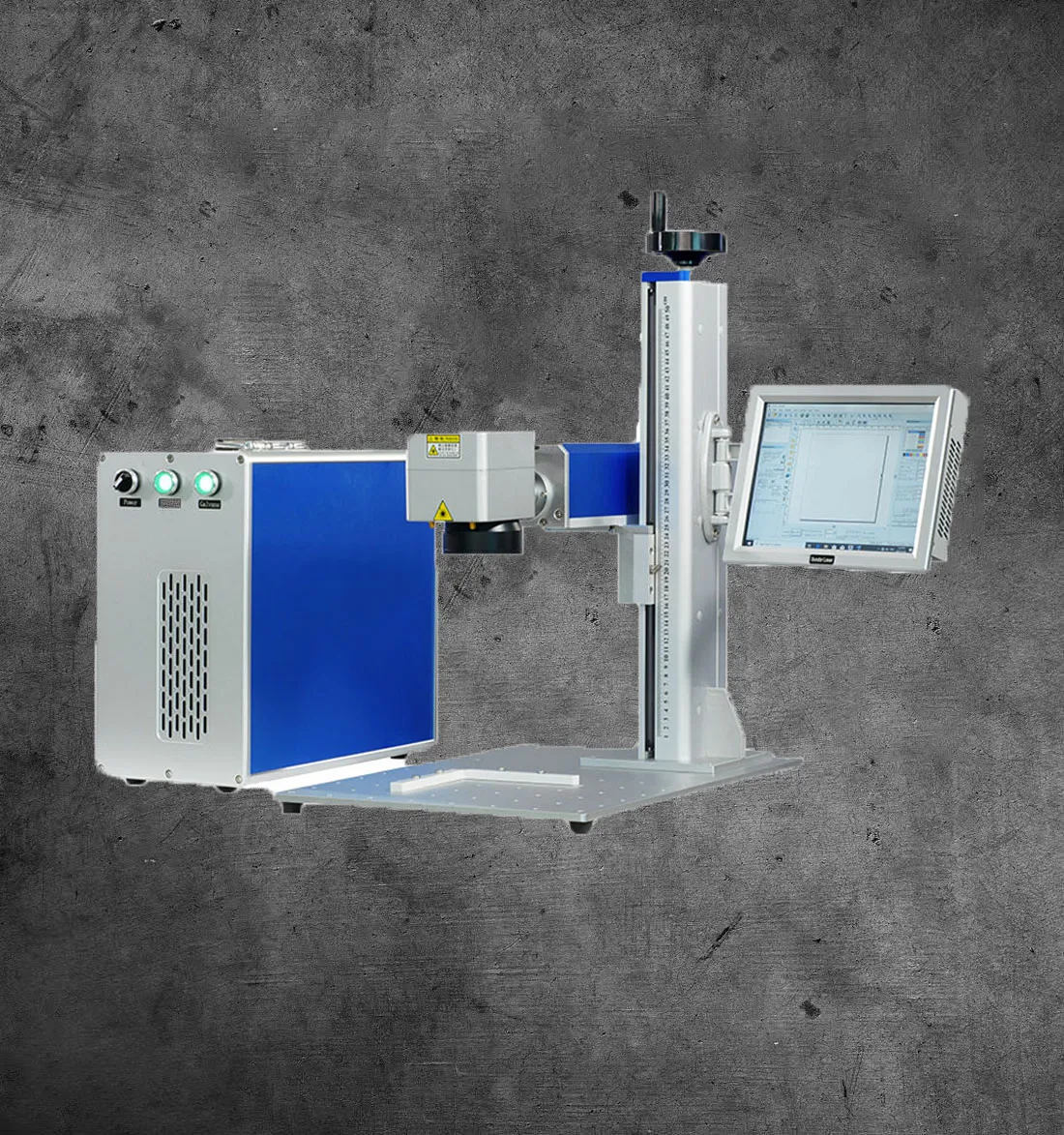 Portable 20W 30W 50W 100W Fiber laser machine JPT MOPA  Color Marking 3w 5w 10w UV laser Marking machine